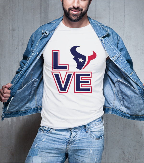 Houston Texans NFL Love Football Season T-Shirt