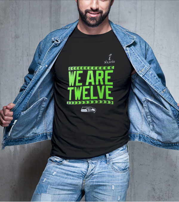 We Are Twelve Seattle Seahawks XLVIII T-Shirt