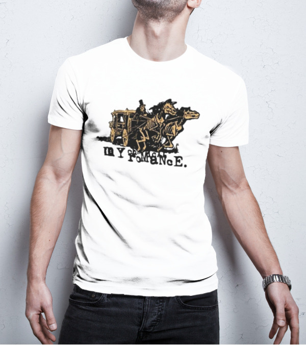 My Chemical Romance Skeleton Horse Hearse Carriage T-Shirt
