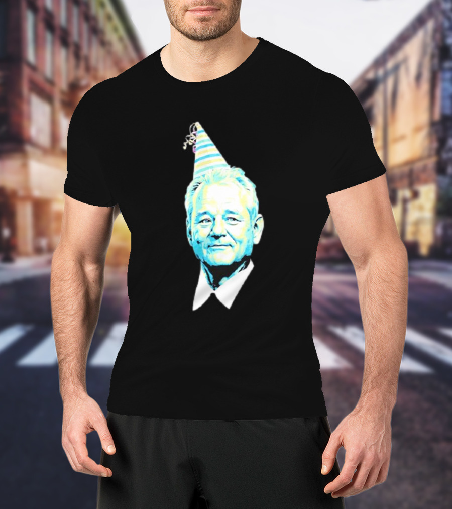 Retro Birthday Party Hat Bill T-Shirt
