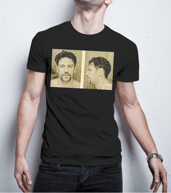 Milan Lucic Boston Bruins Mugshot Style Image T-Shirt