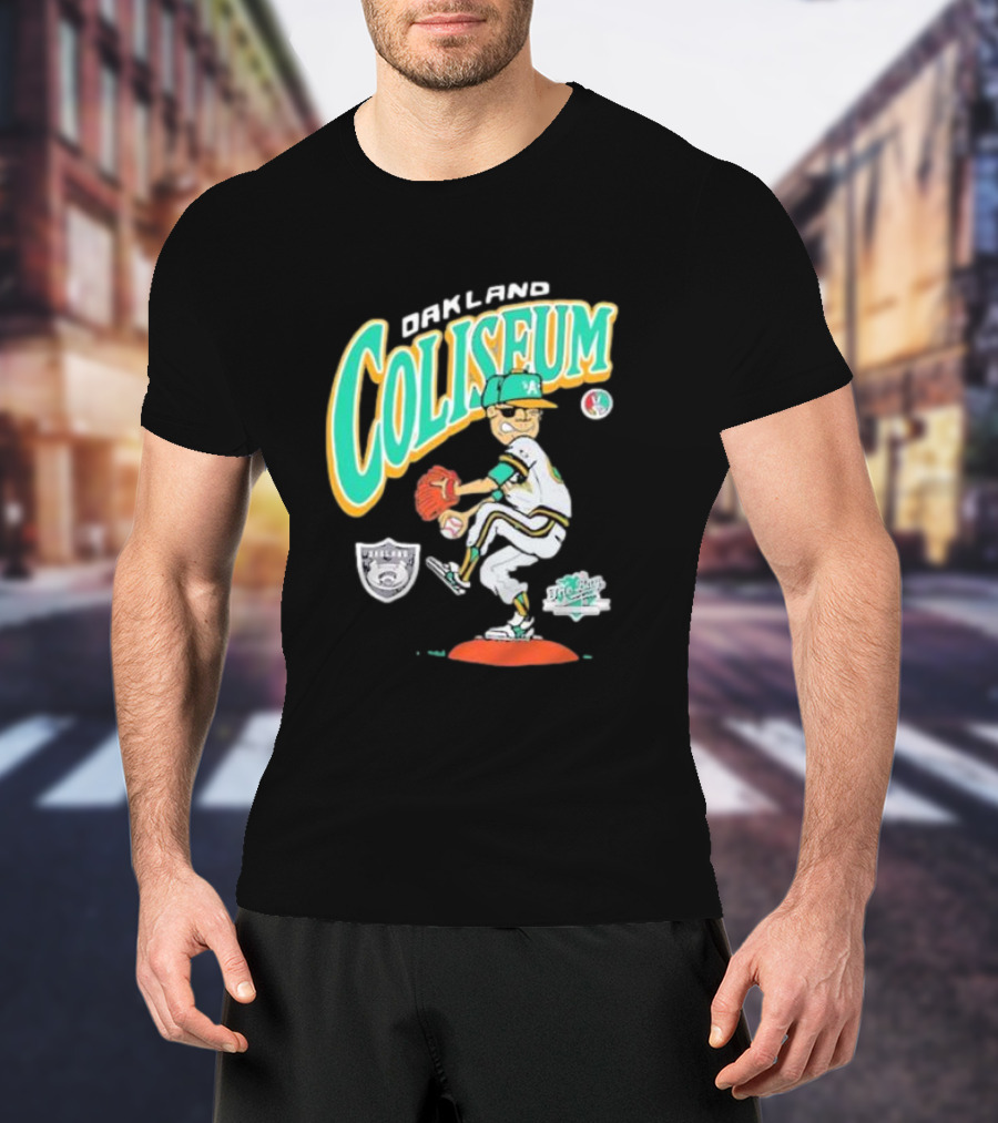 Oakland Coliseum Athletics Baseball Big Game T-Shirt