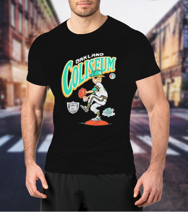 Oakland Coliseum Athletics Baseball Big Game T-Shirt