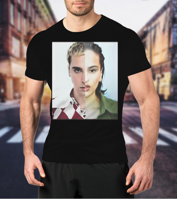 Rosalia Omega Split Face Artistic T-Shirt