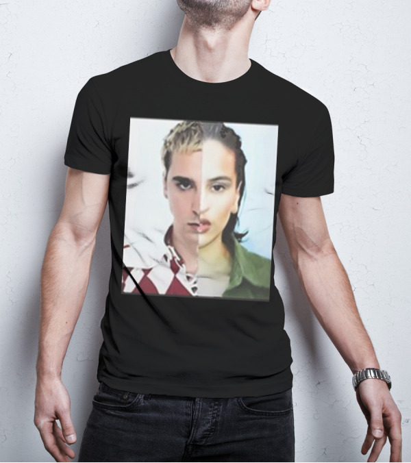 Rosalia Omega Split Face Artistic T-Shirt