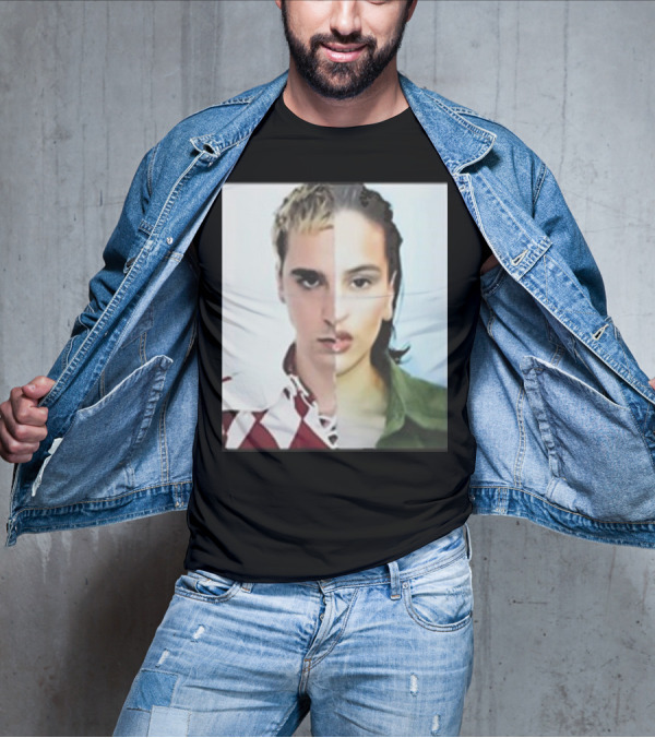 Rosalia Omega Split Face Artistic T-Shirt