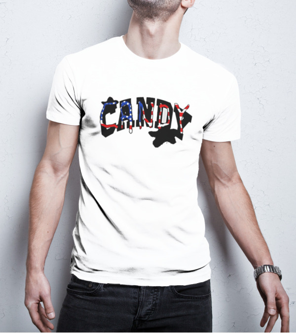 Candy Flipping USA American Flag T-Shirt
