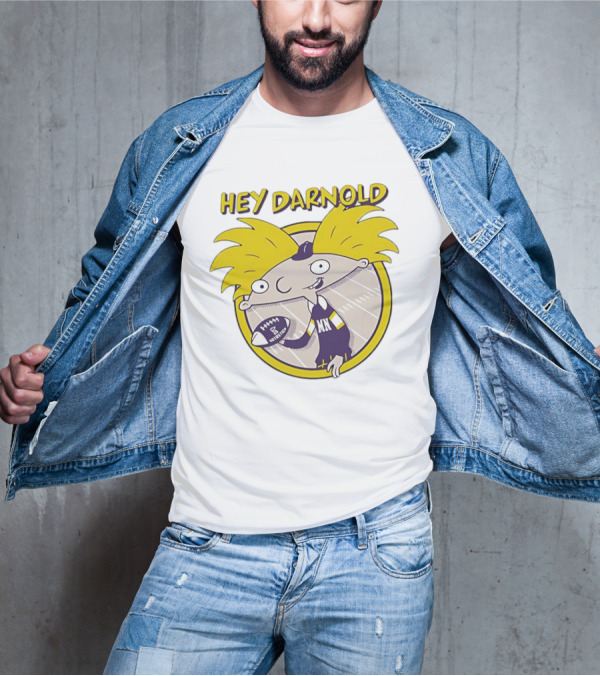 Hey Darnold Minnesota Football Cartoon Character MN Football T-Shirt