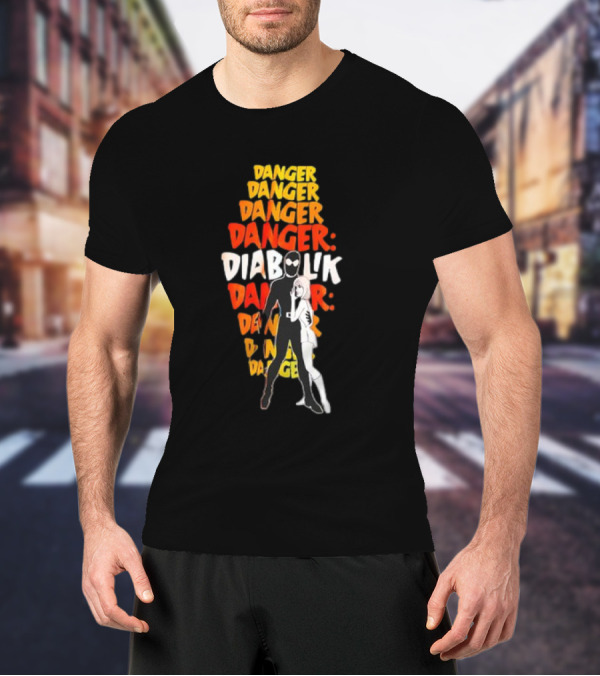 Danger Diabolik Mario Bava Crime Ennio Morricone Classic Comic Book T-Shirt