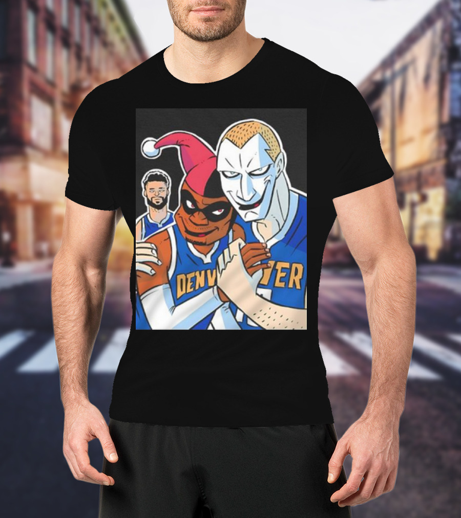Jokic Russ Jokic Russell Westbrook Denver Nuggets Basketball Jokic Comic T-Shirt