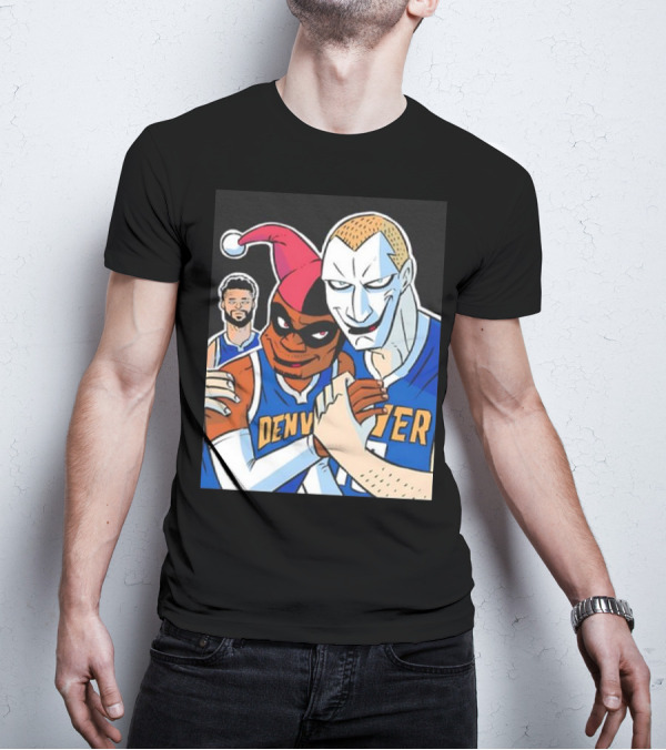 Jokic Russ Jokic Russell Westbrook Denver Nuggets Basketball Jokic Comic T-Shirt