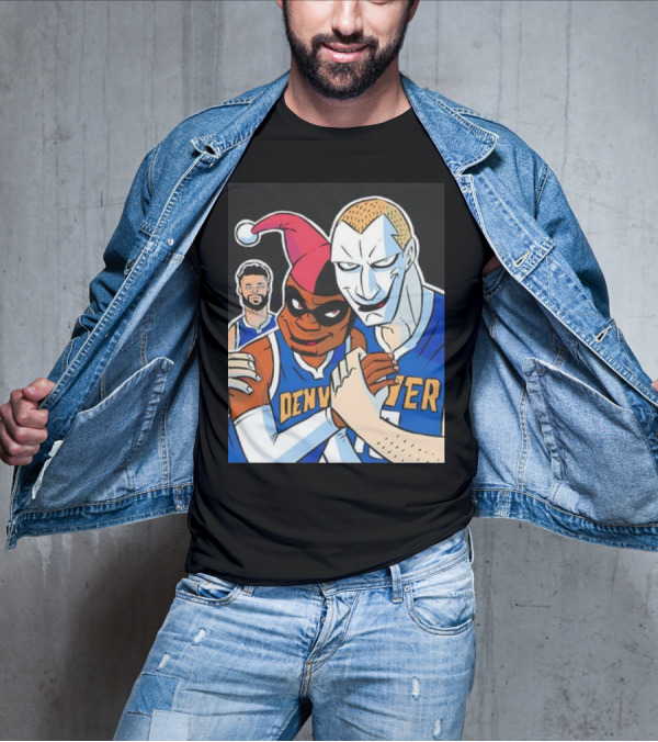 Jokic Russ Jokic Russell Westbrook Denver Nuggets Basketball Jokic Comic T-Shirt