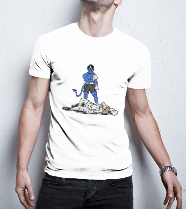 Duke Blue Devils Knockout North Carolina Tar Heels Rivalry Showdown T-Shirt