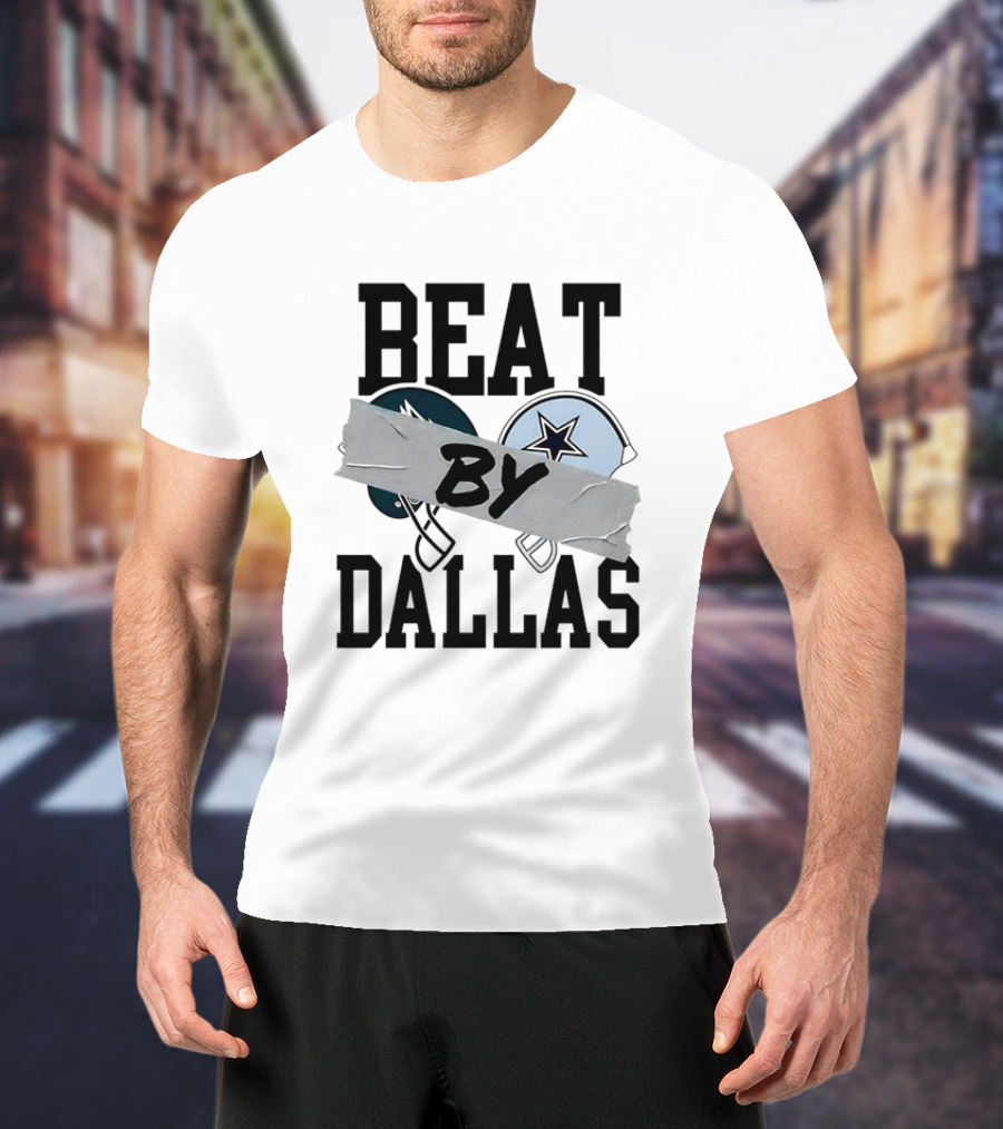 Philadelphia Eagles Beat Dallas Cowboys Rivalry Slogan Helmets T-Shirt