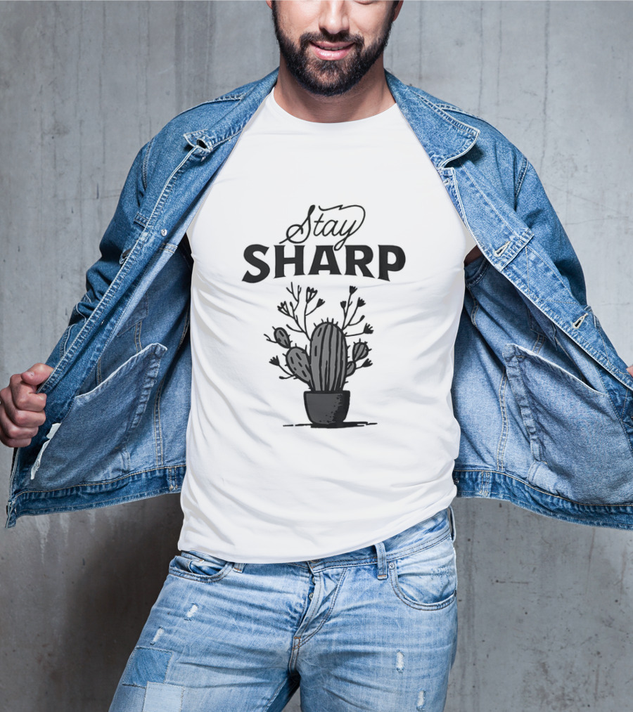 Stay Sharp Cactus T-Shirt