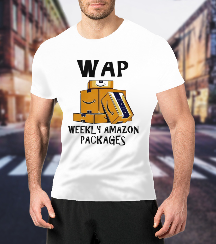 WAP Weekly Amazon Packages Box Stack T-Shirt