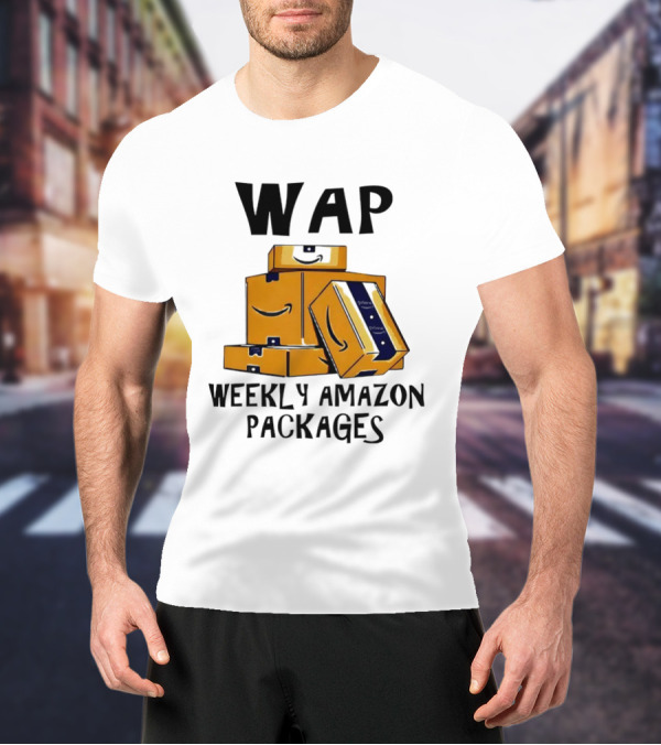 WAP Weekly Amazon Packages Box Stack T-Shirt