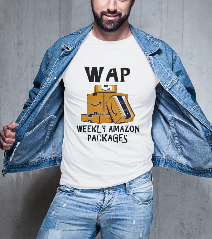 WAP Weekly Amazon Packages Box Stack T-Shirt