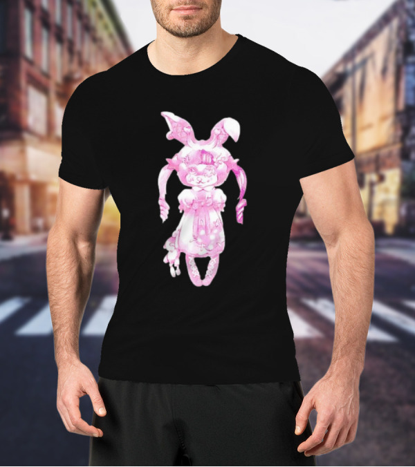 Crybaby Bunny Pink Doll Character T-Shirt