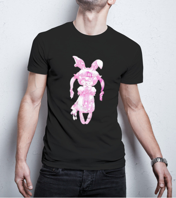 Crybaby Bunny Pink Doll Character T-Shirt