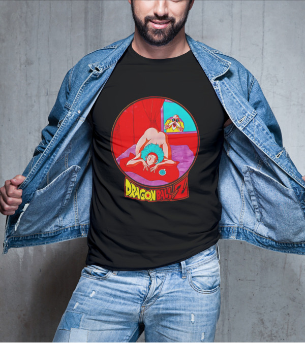 Dragon Ball Z Master Roshi Peeping Vintage Scene With Bulma T-Shirt