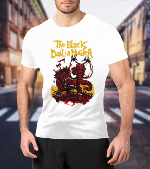 The Black Dahlia Murder Red Mammoth Battle Scene T-Shirt