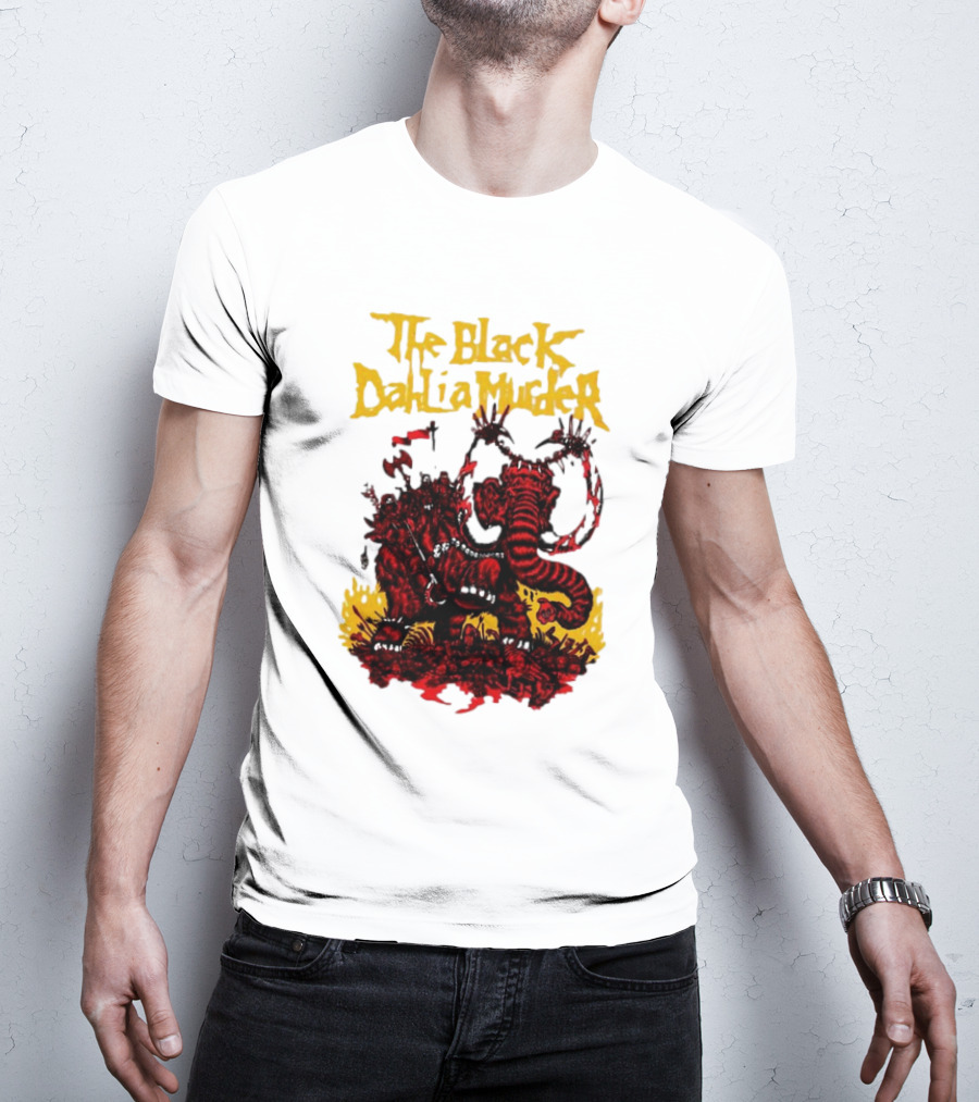 The Black Dahlia Murder Red Mammoth Battle Scene T-Shirt