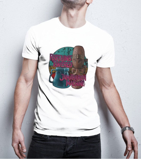 Raktajino Powered Jamaharon Machine T-Shirt
