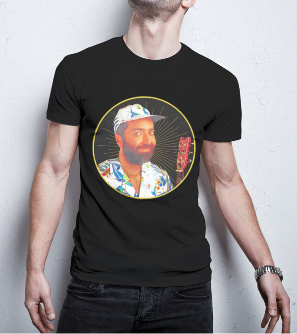 Raffi Is Gold Classic Music Icon With Colorful Shirt And Guitar T-Shirt