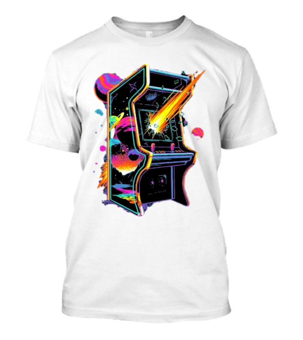 Arcade Nebula Intotheam Cosmic Retro Explosion T-Shirt