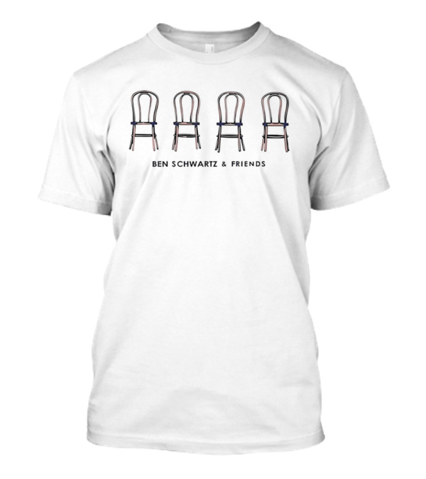 Ben Schwartz And Friends Four Chairs Ivory T-Shirt