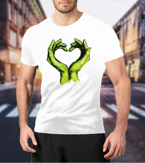 Green Hands Heart Love T-Shirt