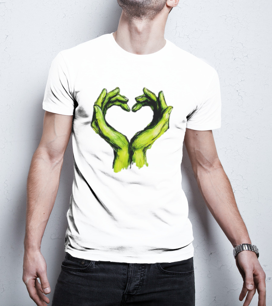 Green Hands Heart Love T-Shirt