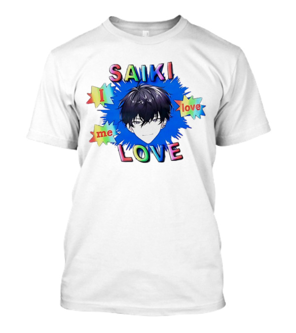 Saiki I Love Me Love Colorful Anime T-Shirt