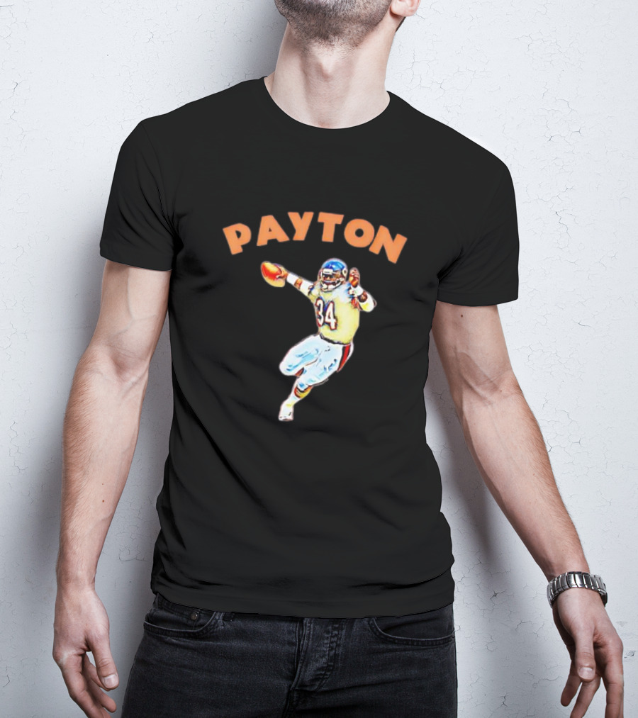 Payton 34 Chicago Football T-Shirt