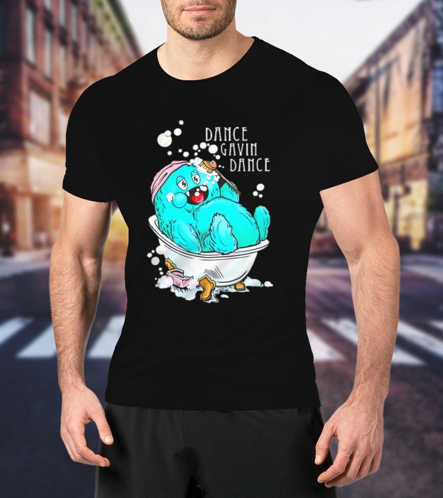 Dance Gavin Dance Band Happy Gobby In Bathtub T-Shirt