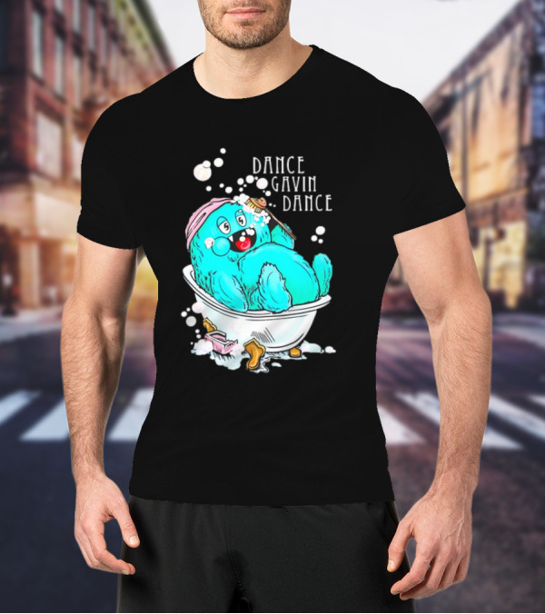 Dance Gavin Dance Band Happy Gobby In Bathtub T-Shirt