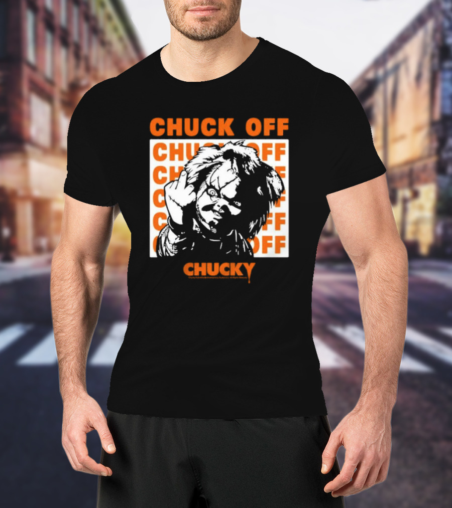 Chuck Off Chucky Horror Icon Society T-Shirt
