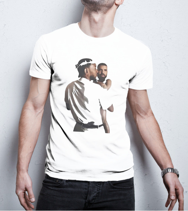 Kendrick Lamar Carrying Drake Rapper Stars Funny Image T-Shirt