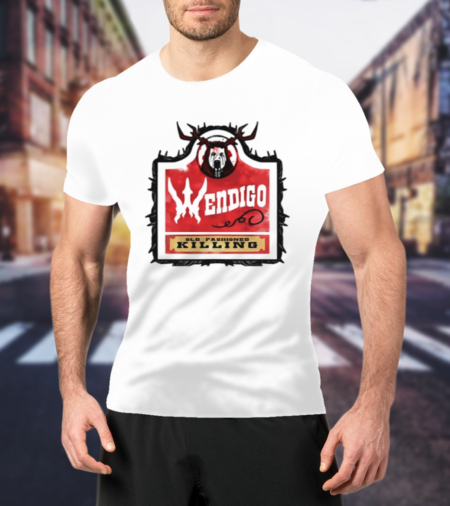 Mongrel Tees Wendigo Old Fashioned Killing Retro T-Shirt
