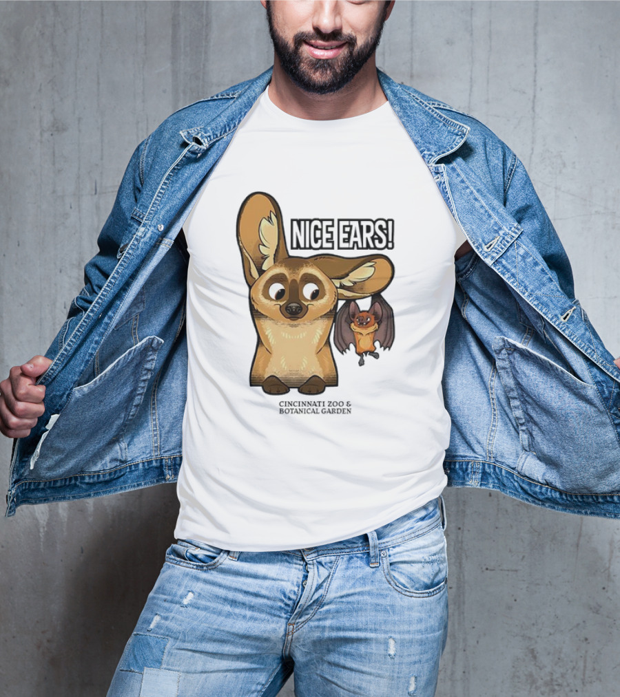 Nice Ears Cincinnati Zoo And Botanical Garden Animal Characters T-Shirt