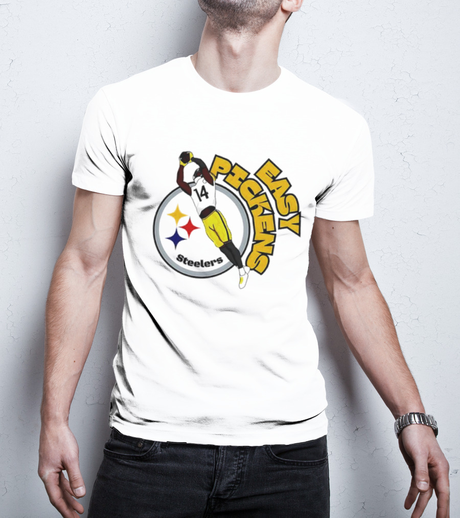 Easy Pickens Steelers Pittsburgh Football Dog Pet T-Shirt