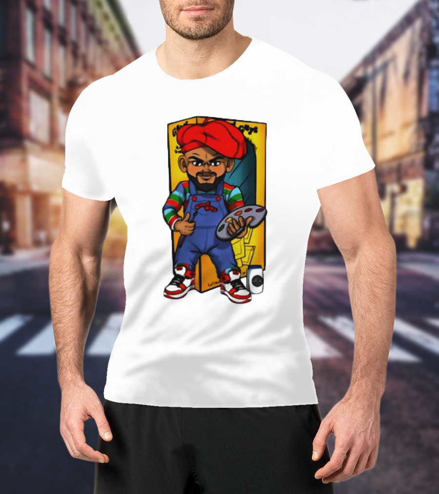 The Real McCoy JDX Cartoon Artist With Palette And Brush T-Shirt