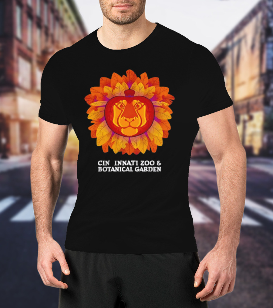Lion Pumpkin Glow Cincinnati Zoo And Botanical Garden T-Shirt