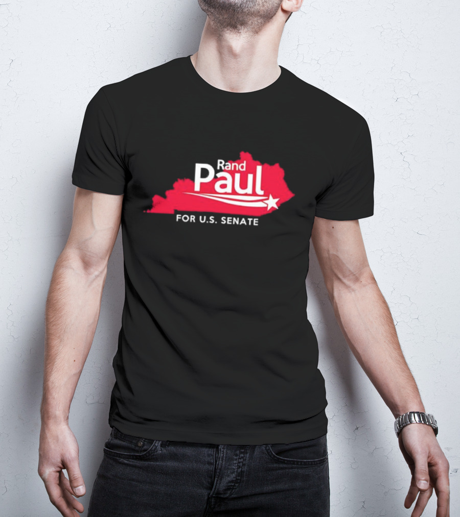 Rand Paul For U.S. Senate Kentucky Map Campaign T-Shirt