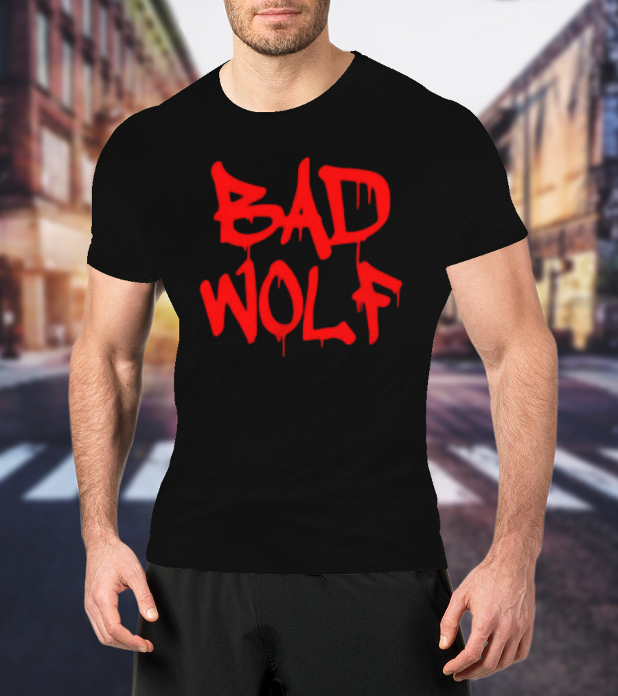 Weaver Bad Wolf Dripping Red Graffiti T-Shirt