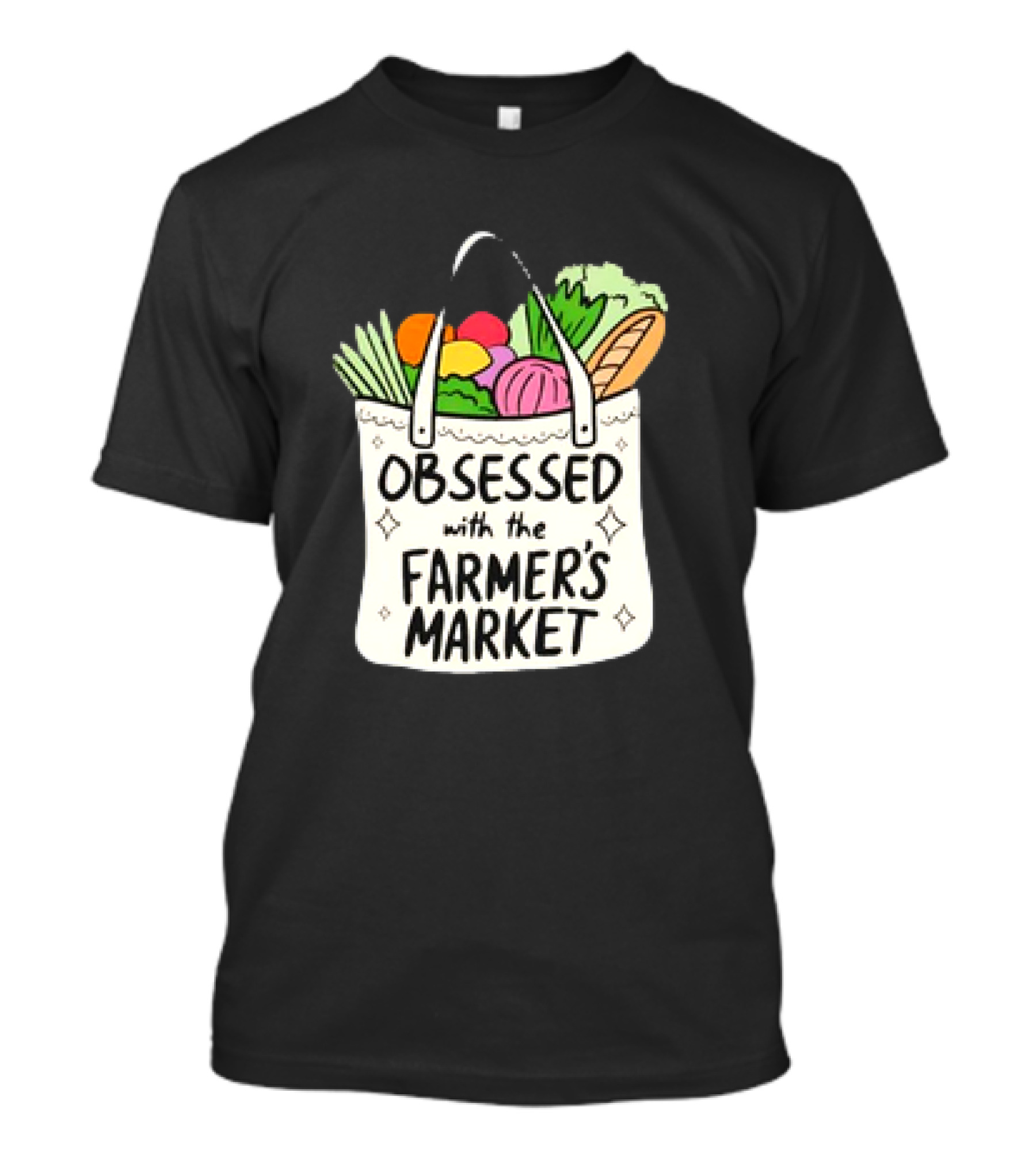 Obsessed With The Farmer’s Market Vegetables Tote Bag T-Shirt
