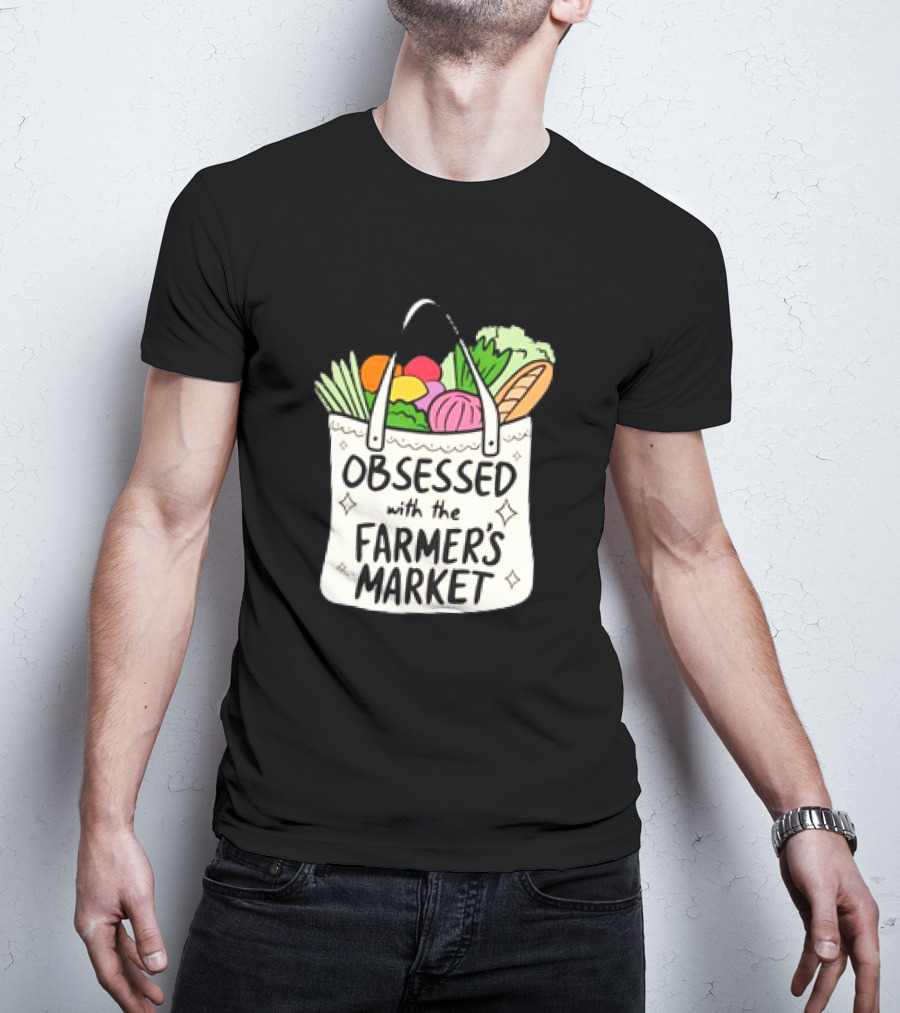 Obsessed With The Farmer’s Market Vegetables Tote Bag T-Shirt