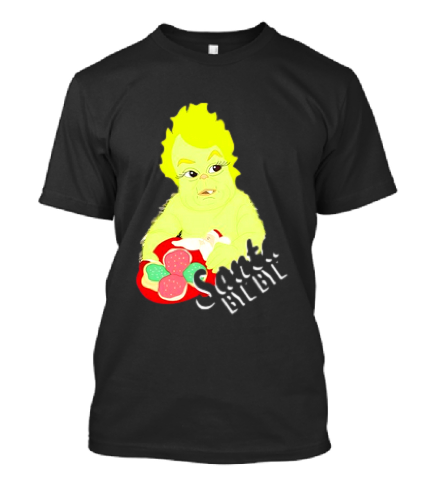 Retro Baby Grinch Santa Bye Bye T-Shirt