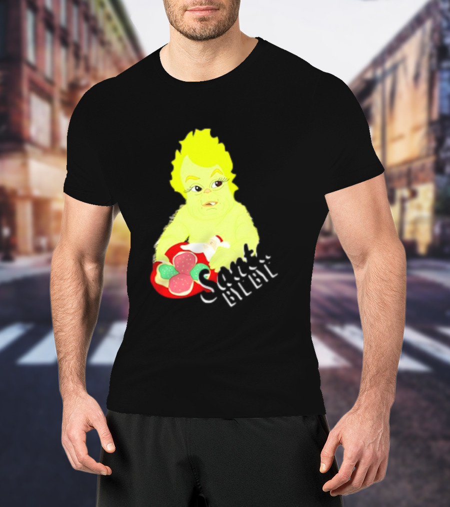 Retro Baby Grinch Santa Bye Bye T-Shirt